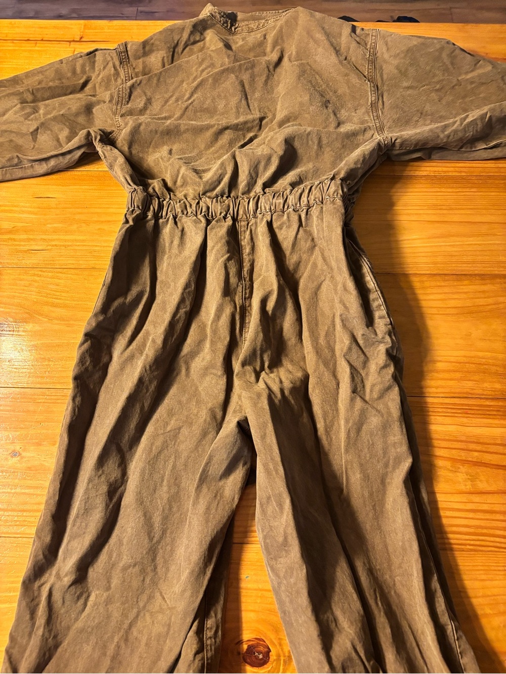 Good American Washed Olive Jumpsuit - Picture 3 of 3